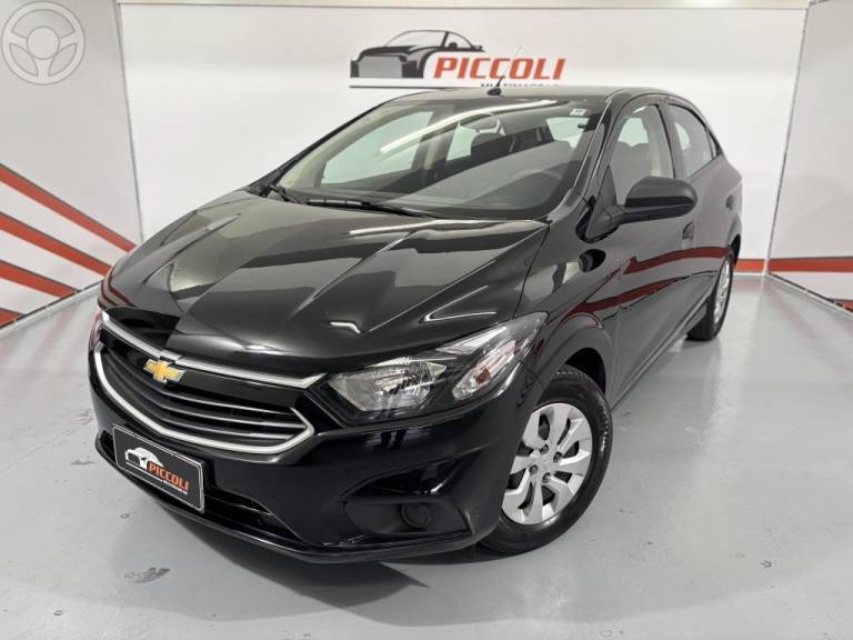 CHEVROLET - ONIX 1.0 MPFI JOY 8V FLEX 4P MANUAL - 2019/2020 - PRETA - R$ 50.900,00