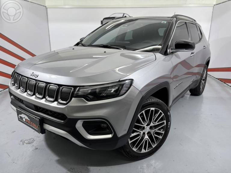 JEEP - COMPASS 2.0 LIMITED TD350 TURBO DIESEL 4X4 4P AUTOMÁTICO - 2021/2022 - PRATA - R$ 140.900,00