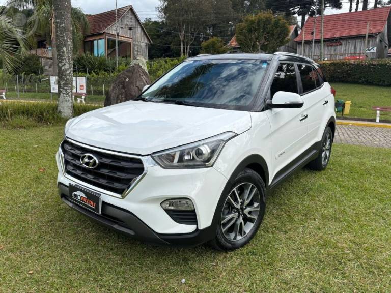 HYUNDAI - CRETA 2.0 16V FLEX PRESTIGE AUTOMÁTICO - 2018/2018 - BRANCA - R$ 91.900,00