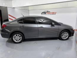 HONDA - CIVIC 2.0 LXR 16V FLEX 4P AUTOMÁTICO - 2013/2014 - CINZA - R$ 75.900,00