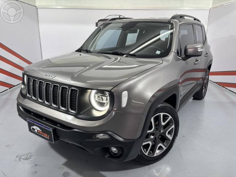 JEEP - RENEGADE 1.8 16V FLEX LONGITUDE 4P AUTOMÁTICO - 2019/2020 - CINZA - R$ 84.900,00