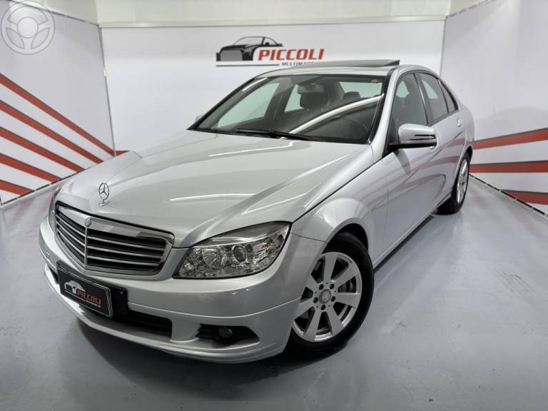 MERCEDES-BENZ - C 200 K 1.8 AVANTGARDE KOMPRESSOR 4P AUTOMÁTICO - 2008/2009 - PRATA - R$ 59.900,00