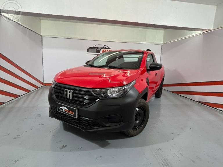 FIAT - STRADA 1.3 ENDURANCE FIREFLY PLUS CS 8V FLEX 2P MANUAL - 2020/2021 - VERMELHA - R$ 72.900,00