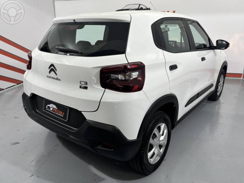 CITROËN - C3 1.0 LIVE PACK 6V 4P FLEX MANUAL - 2023/2023 - BRANCA - R$ 65.900,00