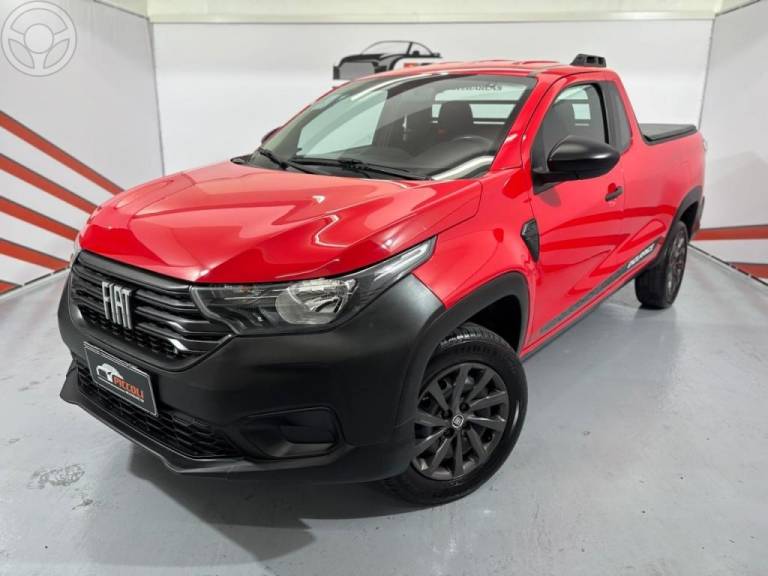 FIAT - STRADA 1.3 ENDURANCE FIREFLY PLUS CS 8V FLEX 2P MANUAL - 2020/2021 - VERMELHA - R$ 72.900,00