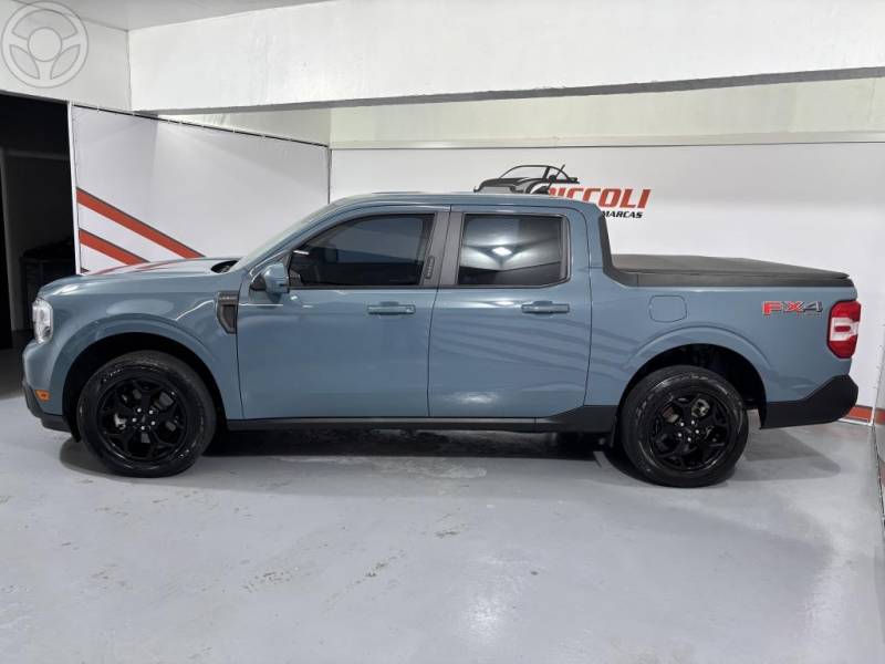 FORD - MAVERICK 2.0 LARIAT FX4 ECOBOOST AUTOMÁTICO - 2023/2023 - AZUL - R$ 177.900,00