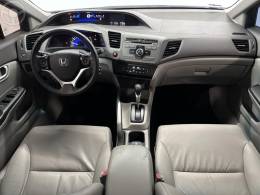 HONDA - CIVIC 2.0 LXR 16V FLEX 4P AUTOMÁTICO - 2013/2014 - CINZA - R$ 76.900,00