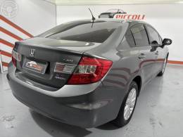 HONDA - CIVIC 2.0 LXR 16V FLEX 4P AUTOMÁTICO - 2013/2014 - CINZA - R$ 76.900,00