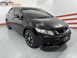HONDA - CIVIC 2.0 LXR 16V FLEX 4P AUTOMÁTICO - 2015/2016 - PRETA - R$ 80.900,00