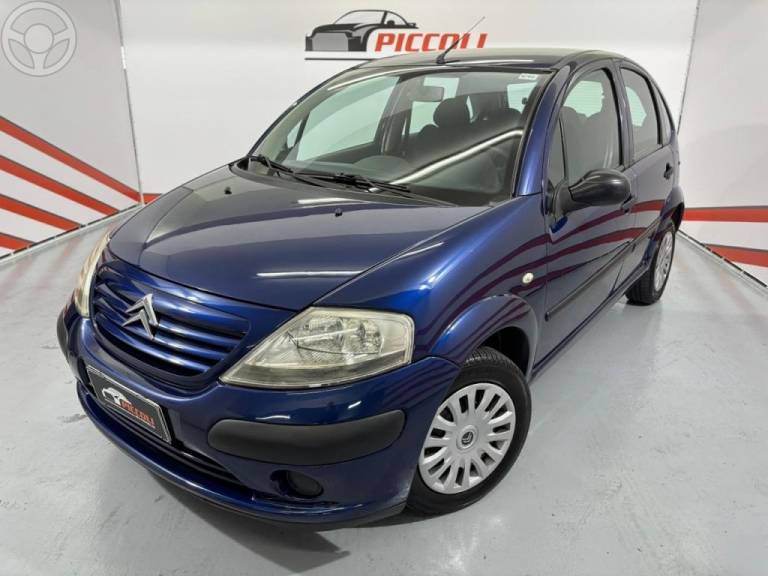 CITROËN - C3 1.4 I GLX 8V FLEX 4P MANUAL - 2007/2008 - AZUL - R$ 22.900,00