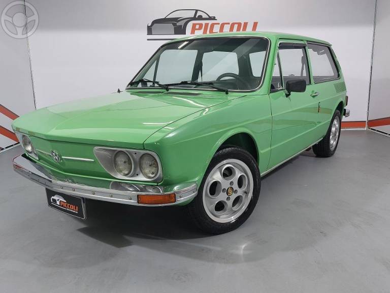 VOLKSWAGEN - BRASILIA 1.6 8V 2P MANUAL - 1976/1976 - VERDE - R$ 29.900,00