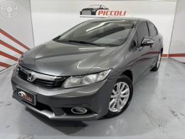 HONDA - CIVIC 2.0 LXR 16V FLEX 4P AUTOMÁTICO - 2013/2014 - CINZA - R$ 77.900,00